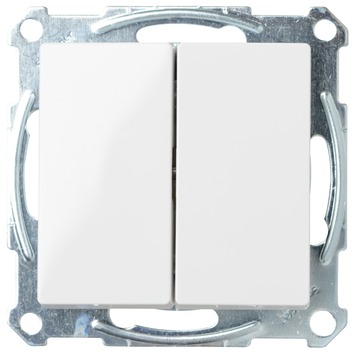 Schneider Serieschakelaar System-M Pure Wit