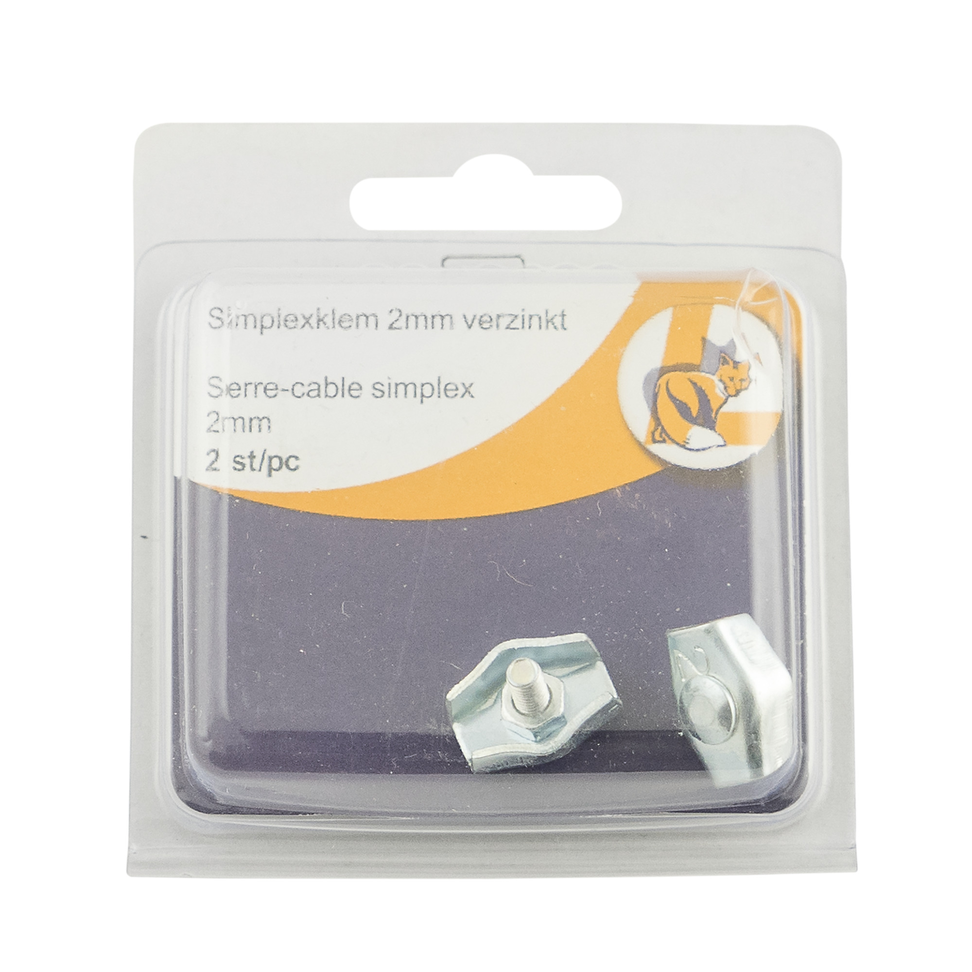 Ledent Kabelklem Simplex Tot O 2 Mm Verzinkt 2 Stuks ledent kopen in de aanbieding