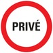 Pickup bord prive Ø 18 cm