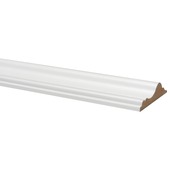 Decorlijst MDF wit folie 18x68 mm lengte 260 cm