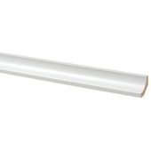 Hollat MDF 22x22 mm wit gegrond lengte 260 cm