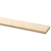 Lat grenen D-vorm 12,5x67,5 mm lengte 210 cm