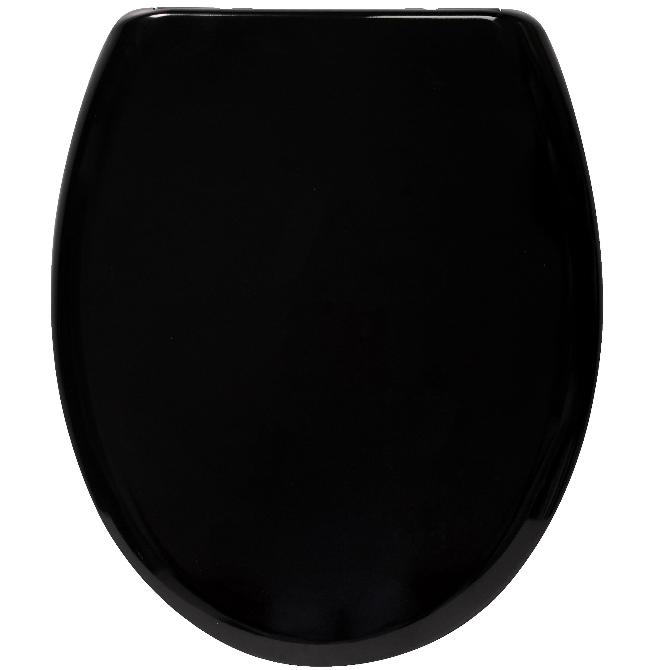 Handson Timo Wc Bril Duroplast Zwart Met Softclose En Quick Release handson kopen in de aanbieding