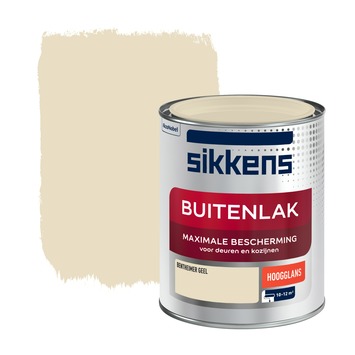 Sikkens buitenlak hoogglans Bentheim geel 750 ML