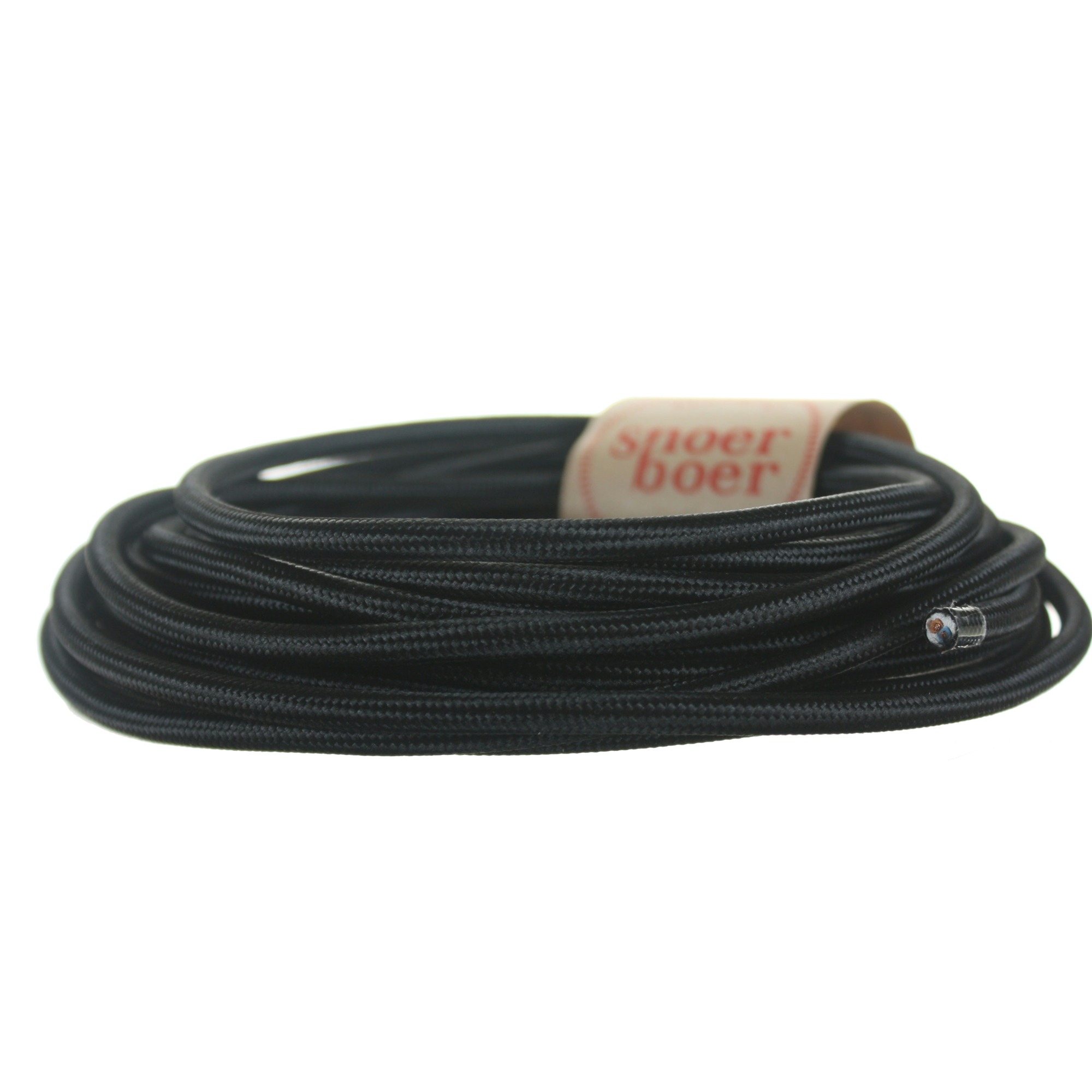 Snoerboer Snoer Zwart 2 Meter snoerboer kopen in de aanbieding
