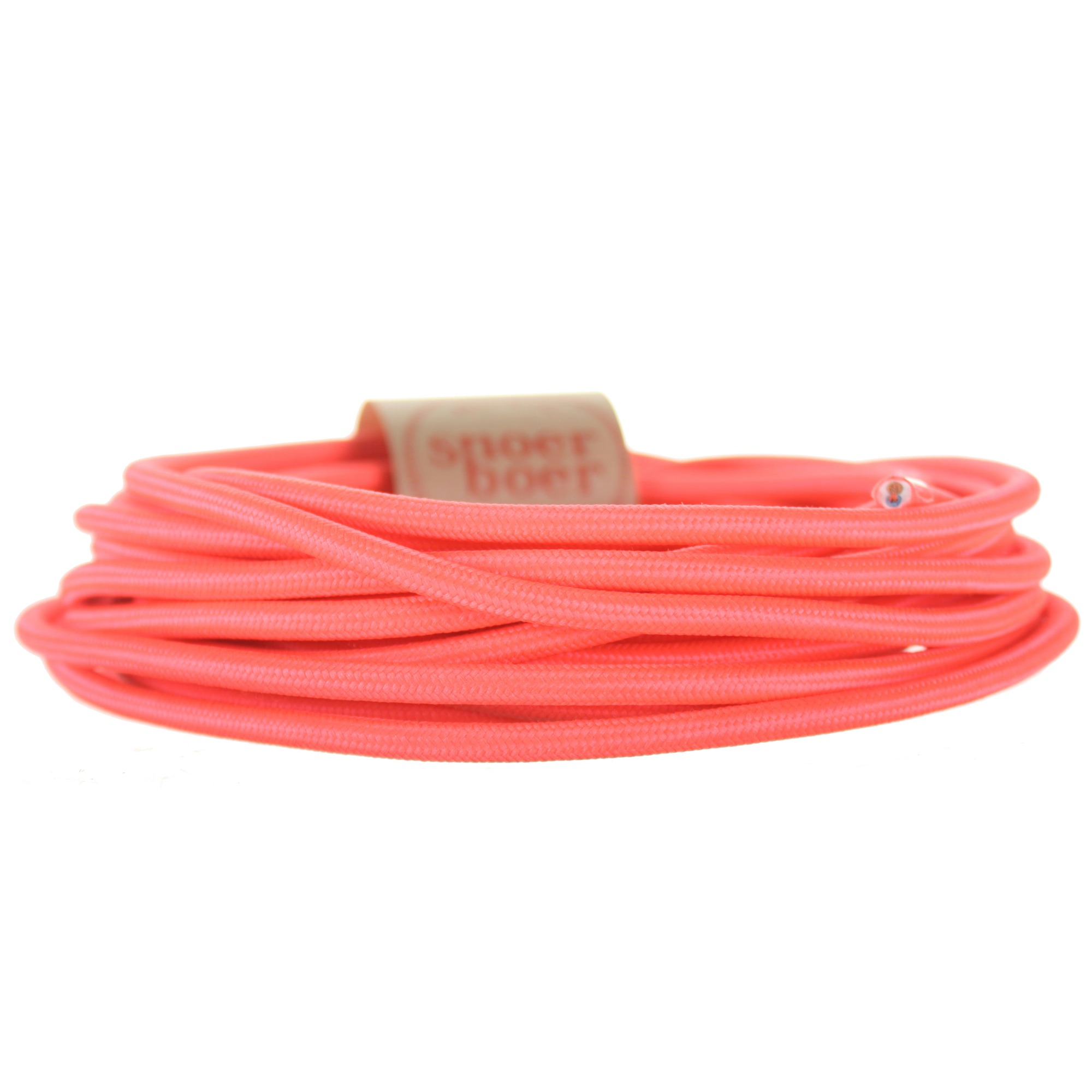 Snoerboer Snoer Fluor Roze 2 Meter snoerboer kopen in de aanbieding