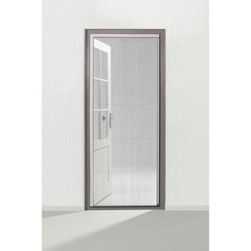 binnenkomst wrijving Garderobe Bruynzeel plisséhordeur s500 100x209 cm grijs kopen? hordeuren | Karwei