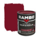 Rambo Pantserlak Deur & Kozijn hoogglans klassiekrood dekkend 750 ml