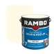 Rambo Pantserbeits Deur & Kozijn zijdeglans ral 9010 dekkend 2,5 l