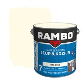 Rambo Pantserbeits Deur & Kozijn zijdeglans ral 9010 dekkend 2,5 l