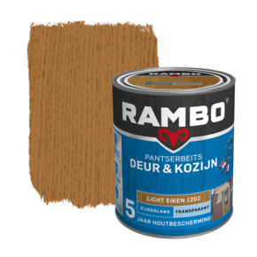 Rambo Pantserbeits Deur & Kozijn zijdeglans transparant licht eiken 750 ml
