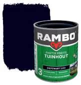 Rambo Pantserbeits Tuinhout zijdeglans dekkend diepzwart 750 ml