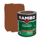 Rambo Pantserbeits Tuinhout zijdeglans transparant donker eiken 750 ml