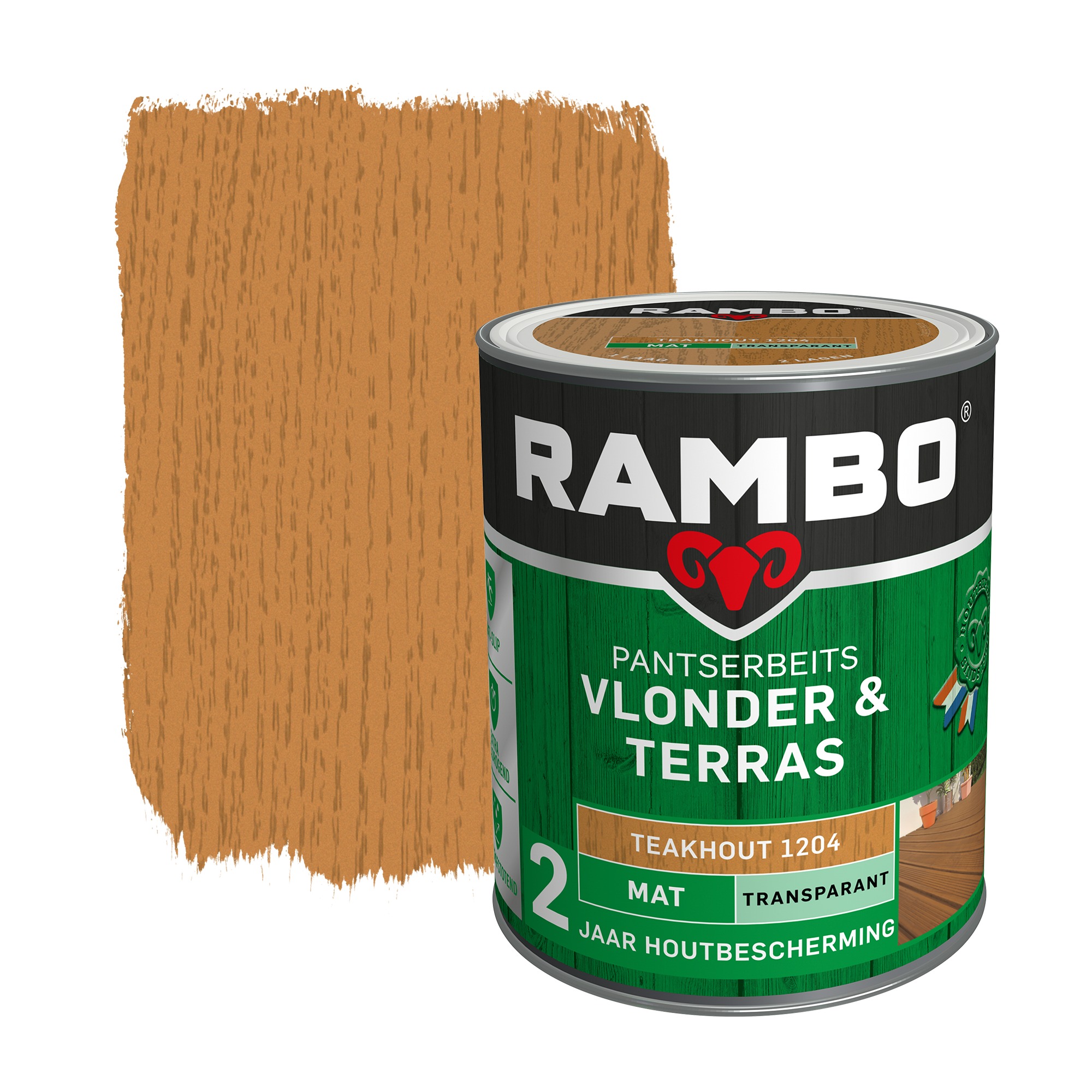 Rambo Pantserbeits Vlonder Terras Mat Teak Hout Transparant 1 rambo kopen in de aanbieding