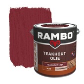 Rambo Teak olie transparant teak hout transparant 2,5 liter