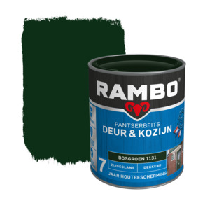 Rambo Pantserbeits Deur & Kozijn zijdeglans dekkend bosgroen 750 ml