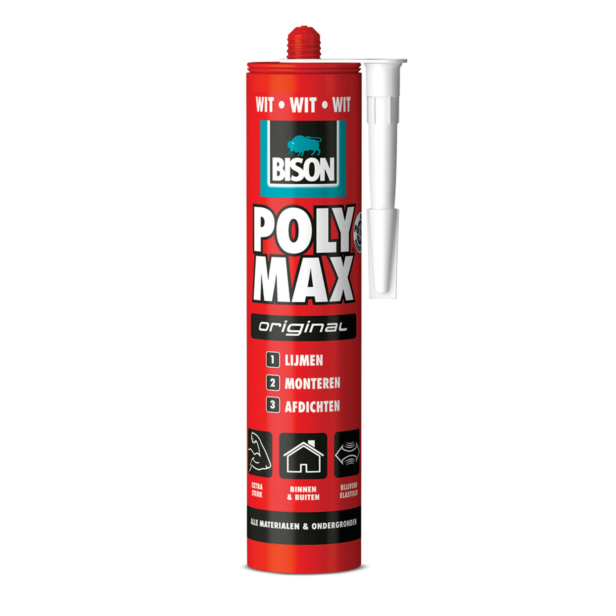 Bison Poly Max Original Wit Koker 425 bison kopen in de aanbieding
