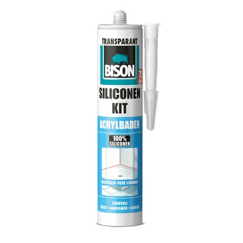 Bison Siliconenkit transparant koker 310ml