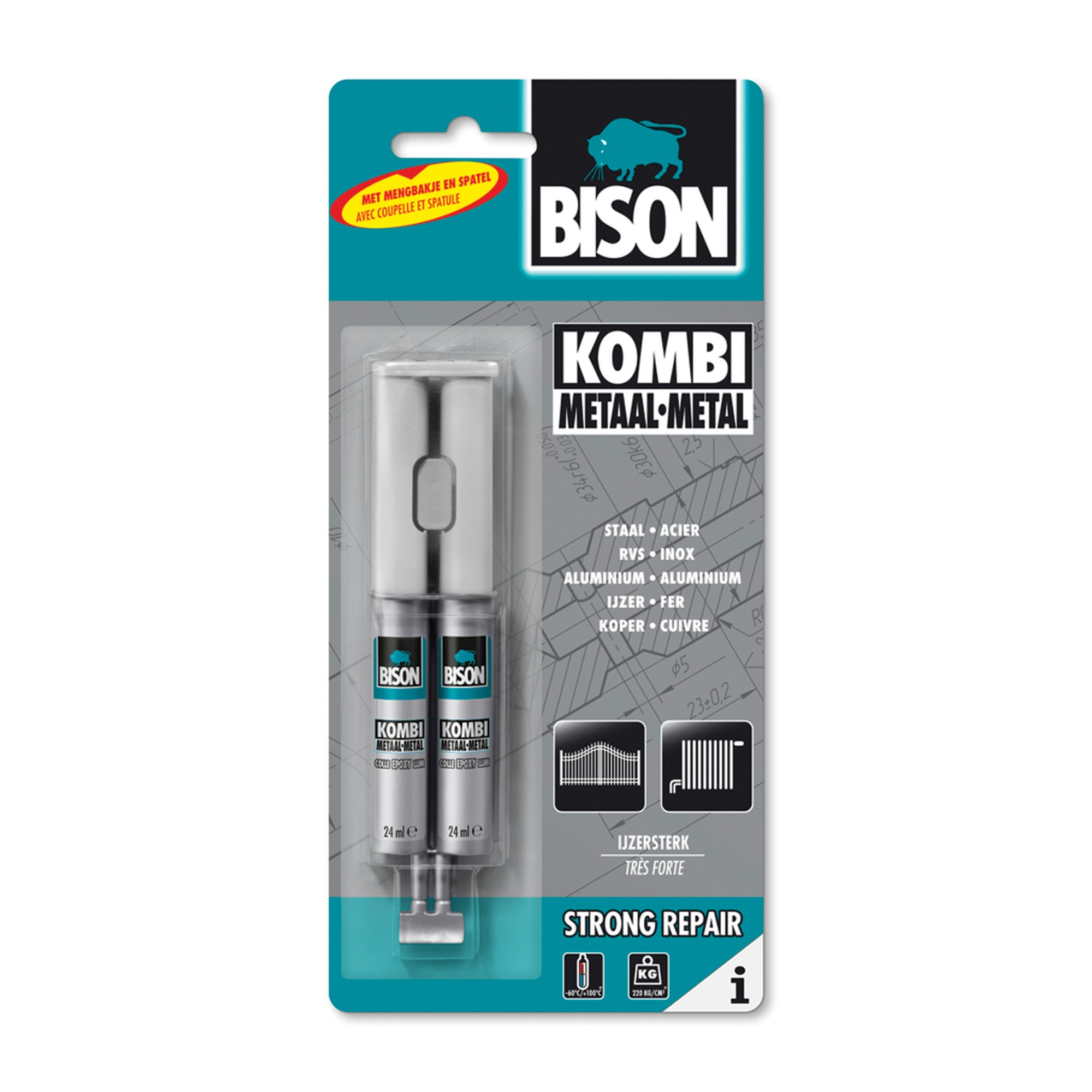 Bison Kombi Metaal 2 Componenten 24 Ml bison kopen in de aanbieding