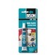 Bison hard plastic lijm blister 25 ml