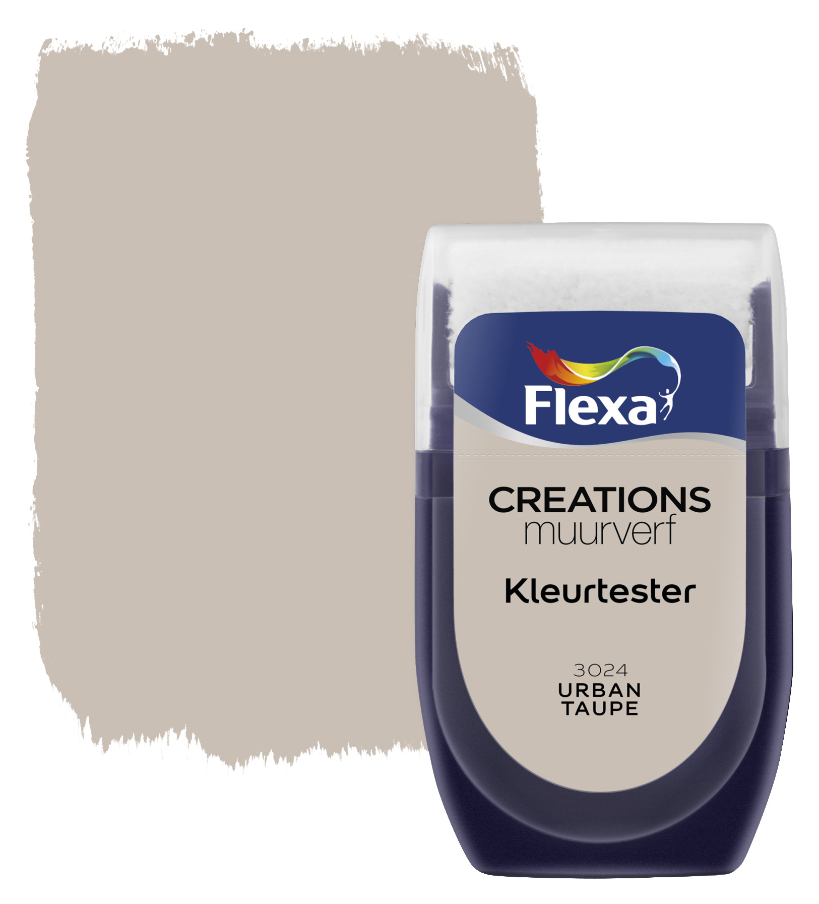 Flexa Creations muurverf Kleurtester Urban Taupe mat 30ml