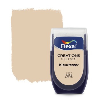 redden zwavel Norm Flexa Creations muurverf Kleurtester Café Latte mat 30ml kopen?  kleurtesters | Karwei