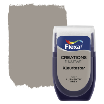 Welp Flexa Creations muurverf Kleurtester Authentic mat 30ml kopen DG-23