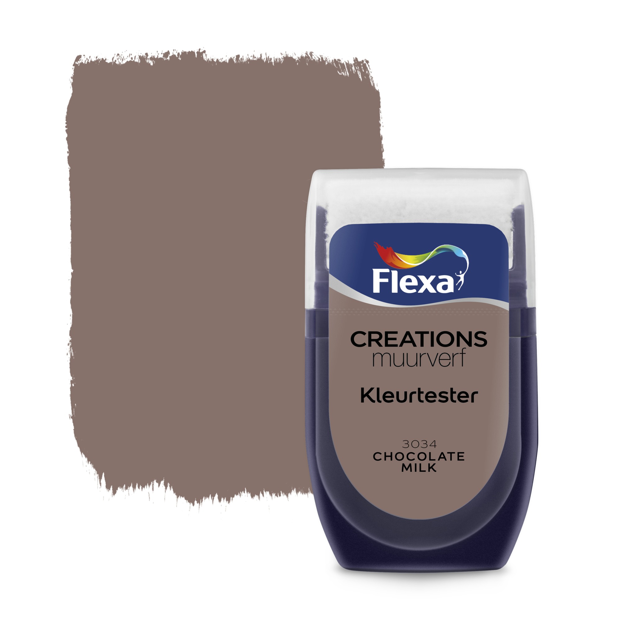 Flexa Creations Muurverf Kleurtester Chocolate Milk 30 Ml flexa kopen in de aanbieding