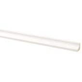 Hollat grenen 16x16 mm wit gegrond lengte 270 cm