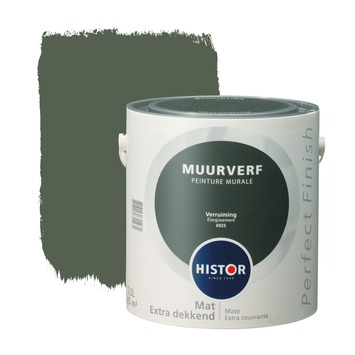 鍔 Mevrouw Bestrooi Histor Perfect Finish muurverf mat verruiming 2,5 l kopen? | Karwei