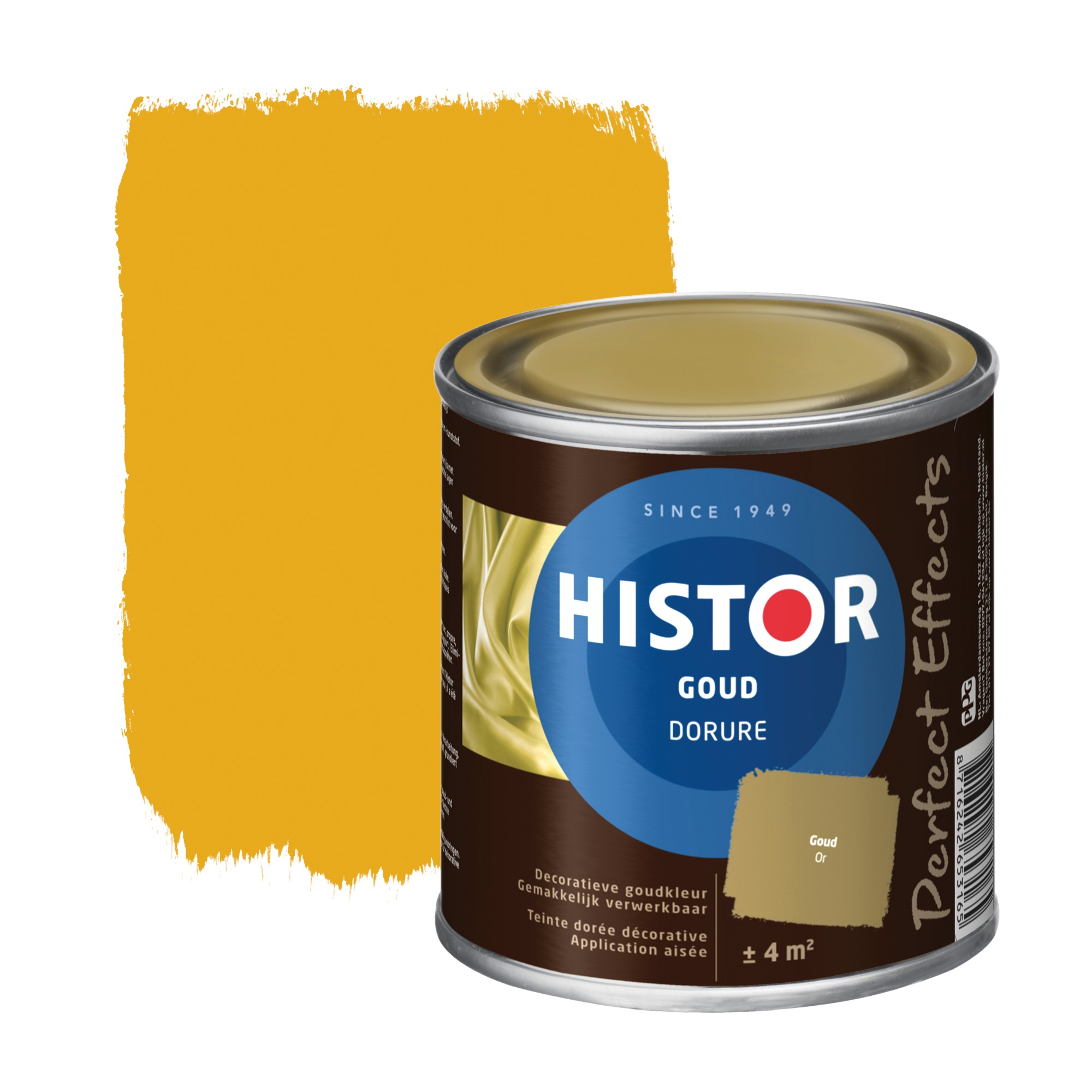 Histor Perfect Effects Lak Zijdeglans Goud 250 Ml histor kopen in de aanbieding