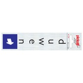 Pickup Alu deurbordje duwen staand 165x44 mm