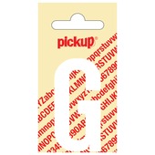 Pickup plakletter G wit mat 60 mm