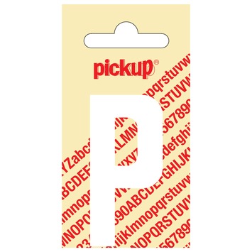 januari Schoolonderwijs wet Pickup plakletter P wit mat 60 mm kopen? stickers-borden-magneten | Karwei