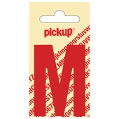 Pickup plakletter M rood 60 mm