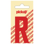 Pickup plakletter R rood glans 60 mm