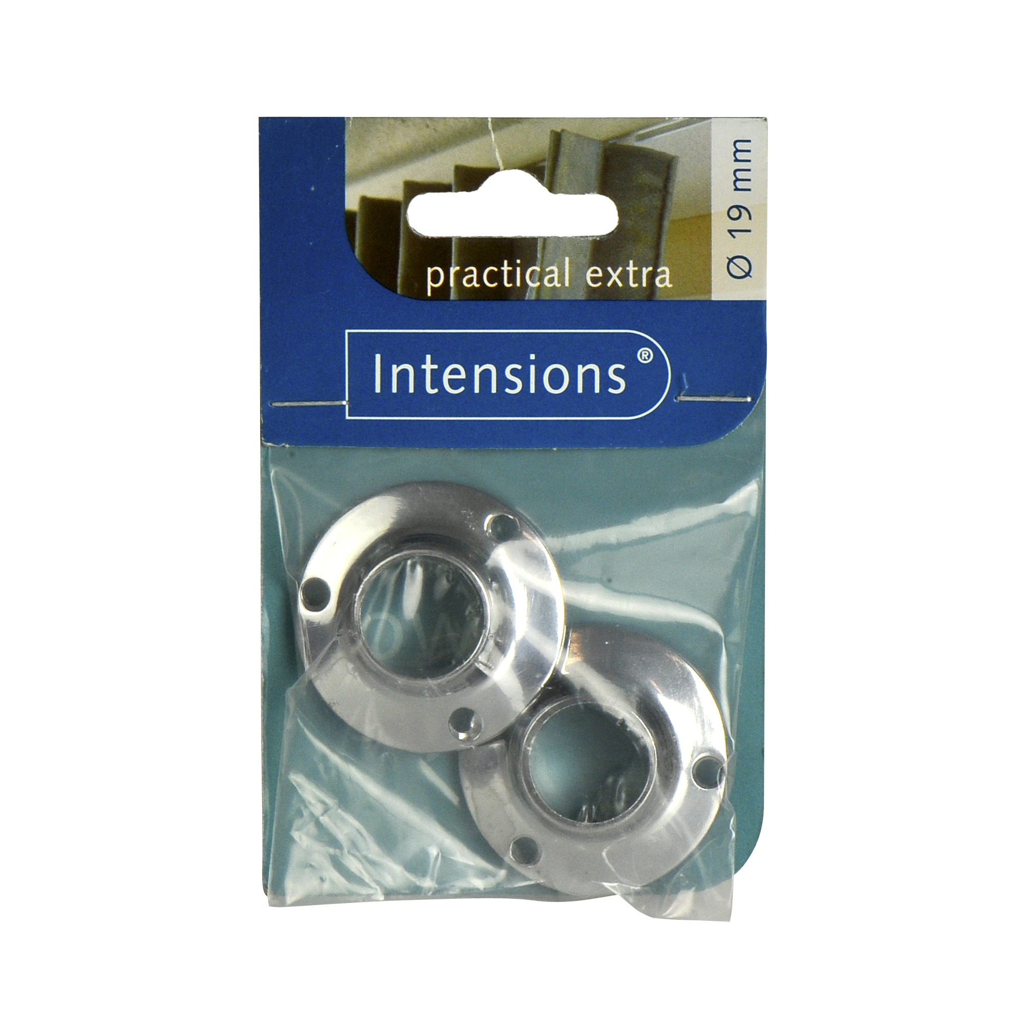 Intensions Gordijnroede O19 Mm Chroom Steun In De Dag 2 Stuks intensions kopen in de aanbieding