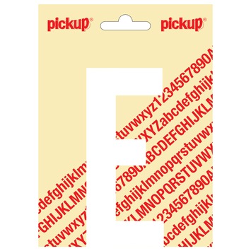 stromen zakdoek conversie Pickup plakletter E wit mat 120 mm kopen? stickers-borden-magneten | Karwei