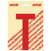 Pickup plakletter T rood glans 120 mm