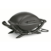 Weber BBQ Q2400 Dark Grey elektrische bbq donkergrijs 54 x 39 cm