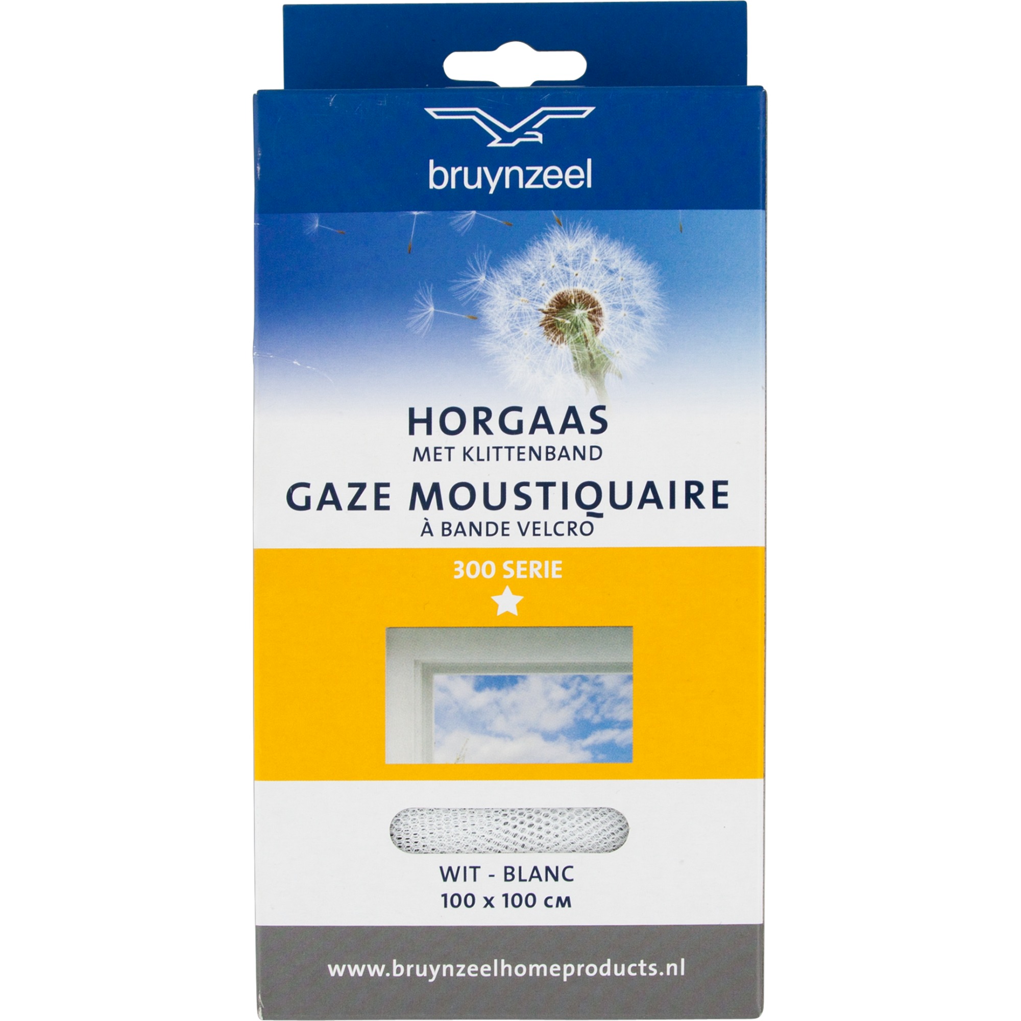 Bruynzeel Horgaas Klittenband 300 Serie Wit 100X100 bruynzeel kopen in de aanbieding