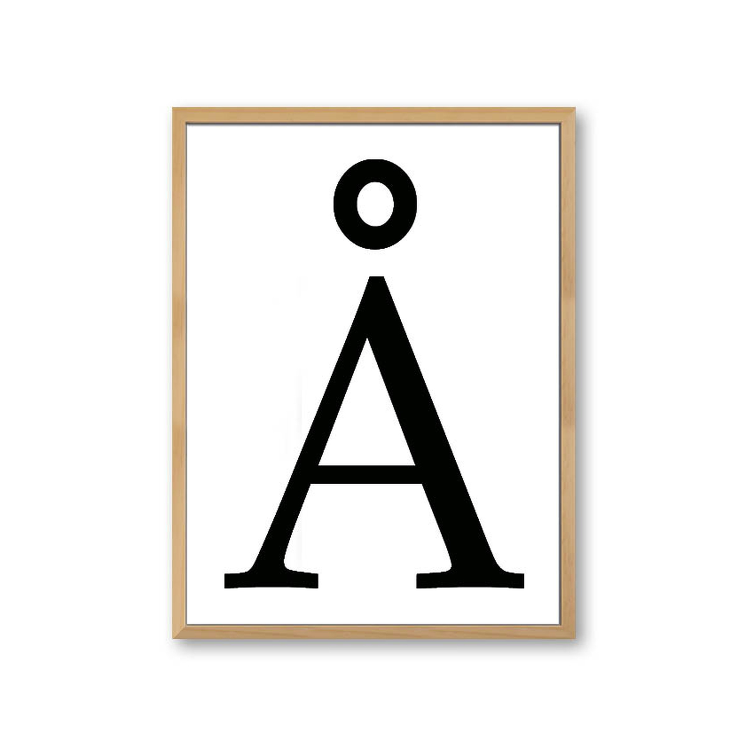 Fotolijst Hout Smal Naturel 30X40 huismerk kopen in de aanbieding