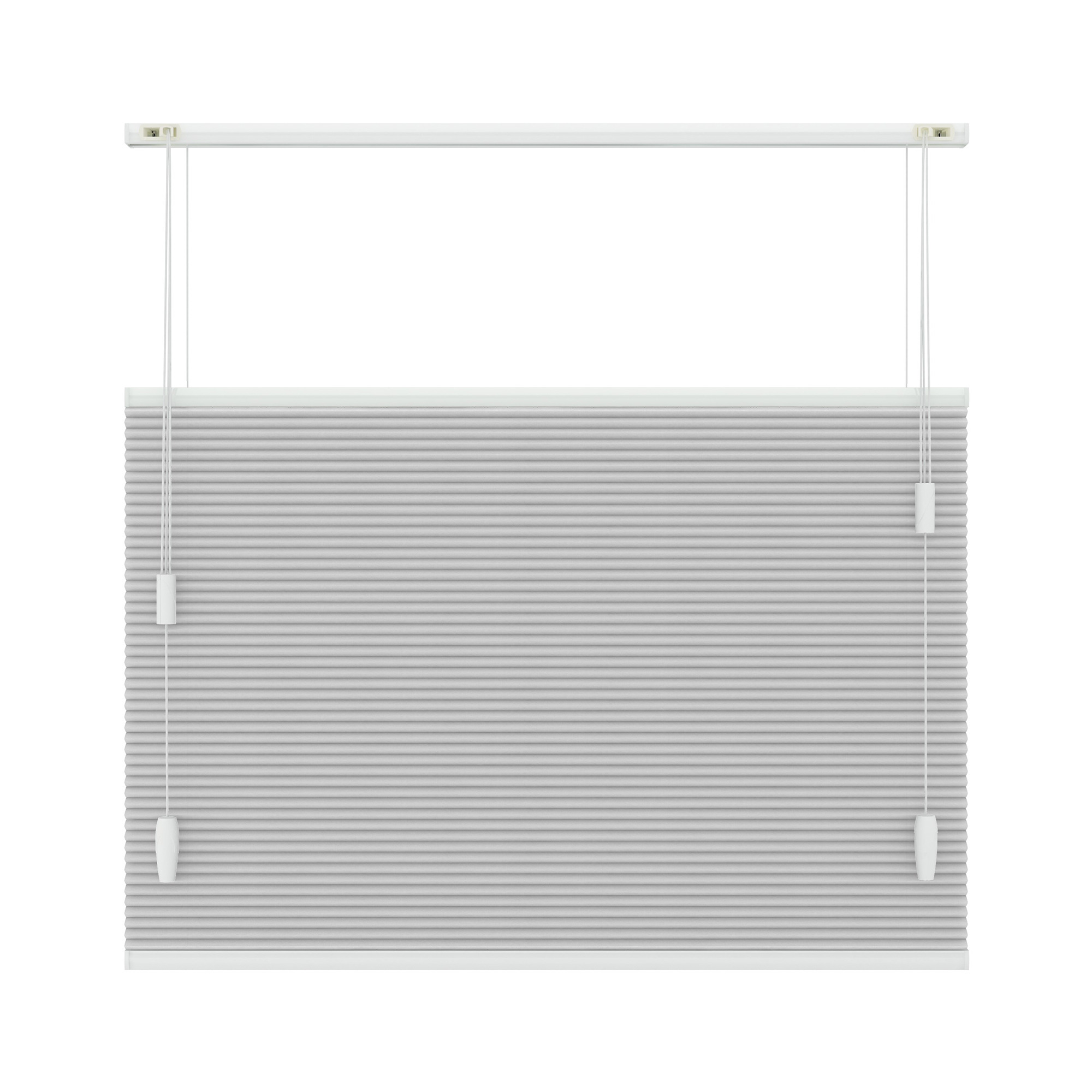 Karwei Dupli Plissegordijn Top Down Bottom Up Wit 6001 100X180 karwei kopen in de aanbieding