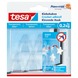 Tesa Klevende Haken voor Transparant & Glas 0,2 kg