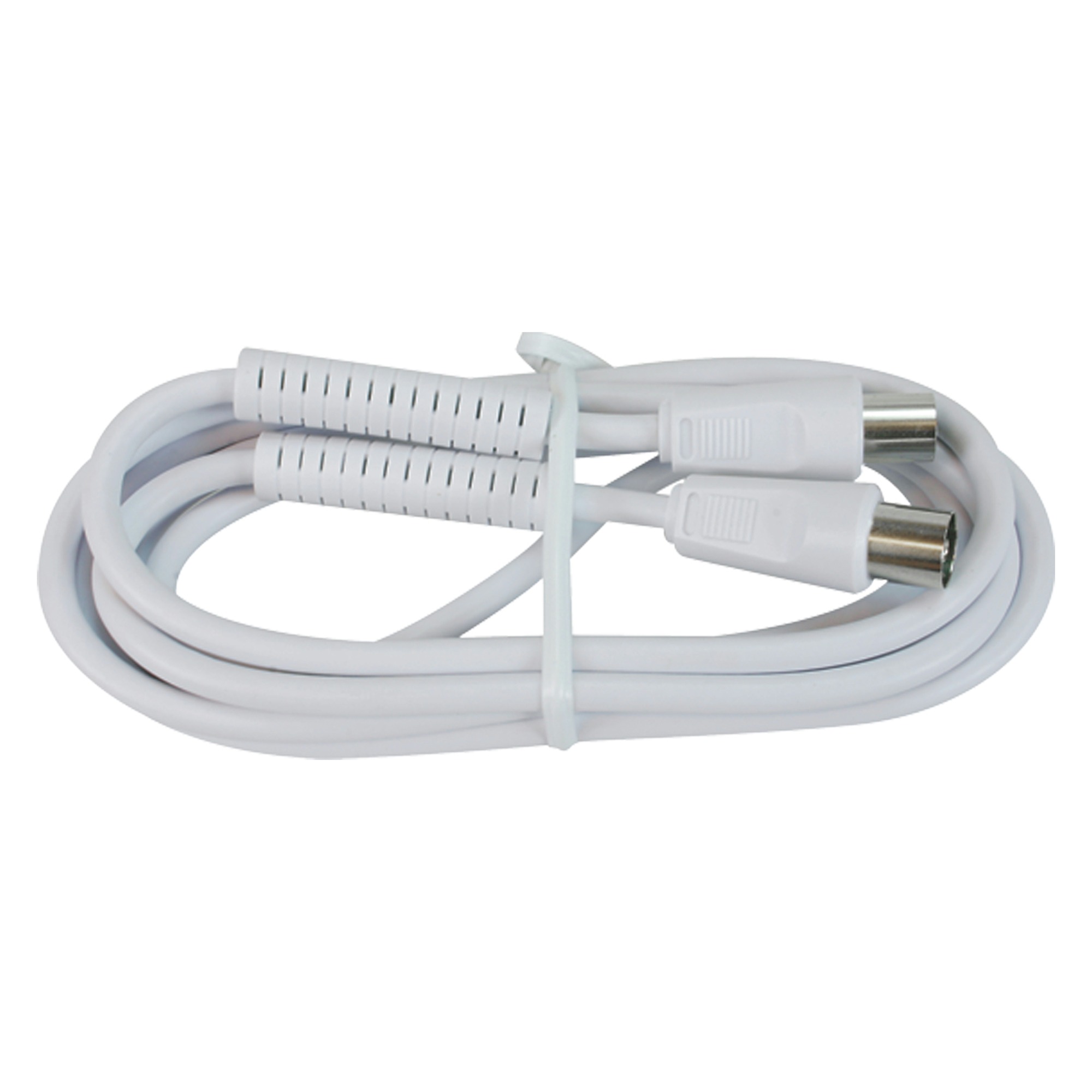 Qlink Q Link Coax Kabel 3Cv2 Hf 1 Meter Stekker Rechtwit qlink kopen in de aanbieding