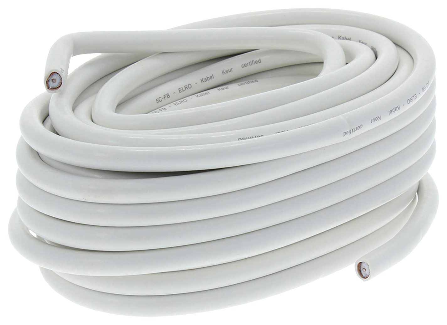Qlink Q Link Coax Kabel 20 Meter Wit Kabelkeur qlink kopen in de aanbieding