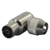 Q-Link coax stekker haaks female