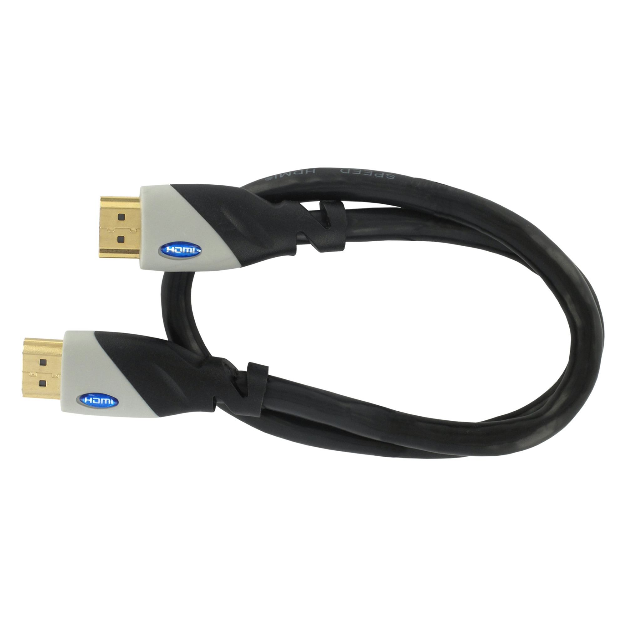 Qlink Q Link Hdmi Kabel High Speed Gold Plated 3D 05 Meter Zwart qlink kopen in de aanbieding