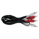 Q-Link Tulp Kabel 2RCA/2RCA Male-Male 1,5 Meter Rood/ Wit