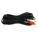 Q-Link Tulp Kabel 1STE/2RCA Male-Male 5 Meter Rood/ Wit